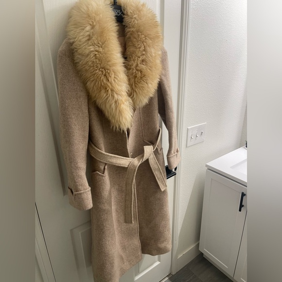 Vintage your sixth sense 100% wool women Jacket coat made in UK size 10 - Picture 5 of 16